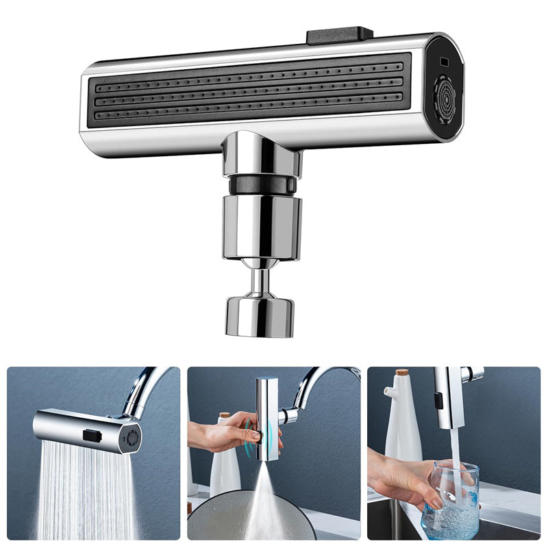 Kitchen Faucet Aerator - Rotating Waterfall Splash Guard