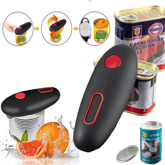 Electric Can Opener - Automatic One-Touch Jar & Bottle Opener