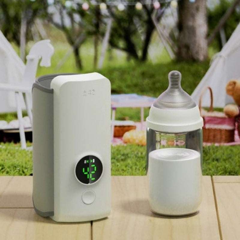 Smart Portable Bottle Warmer – Wireless USB Heating Sleeve