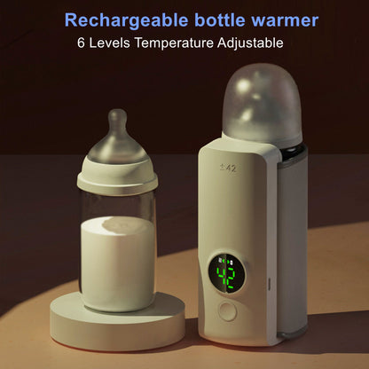 Smart Portable Bottle Warmer – Wireless USB Heating Sleeve